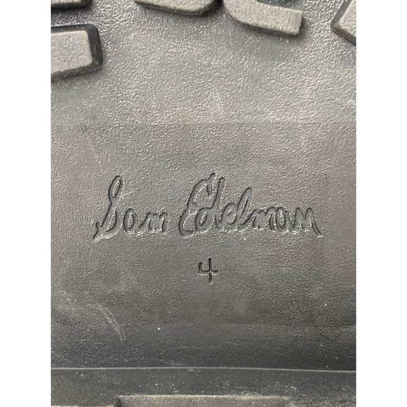 Sam Edelman Girls size 4 Laguna Mini Boots Soft Silver Leather zip up boots - Picture 13 of 13